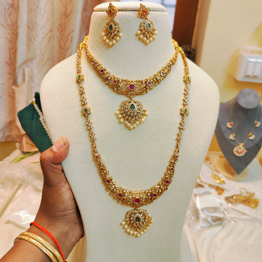 Classic Bridal Combo set with tika