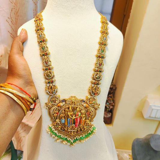 Grand Divine Ram Sita Kalayanam motif haram