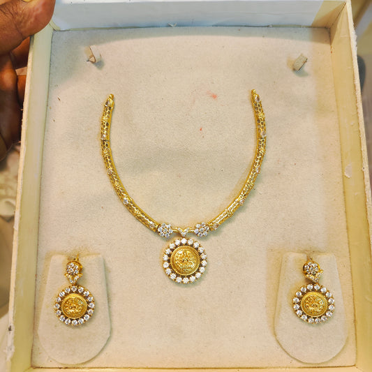 Lakshmi Coin Hasli set