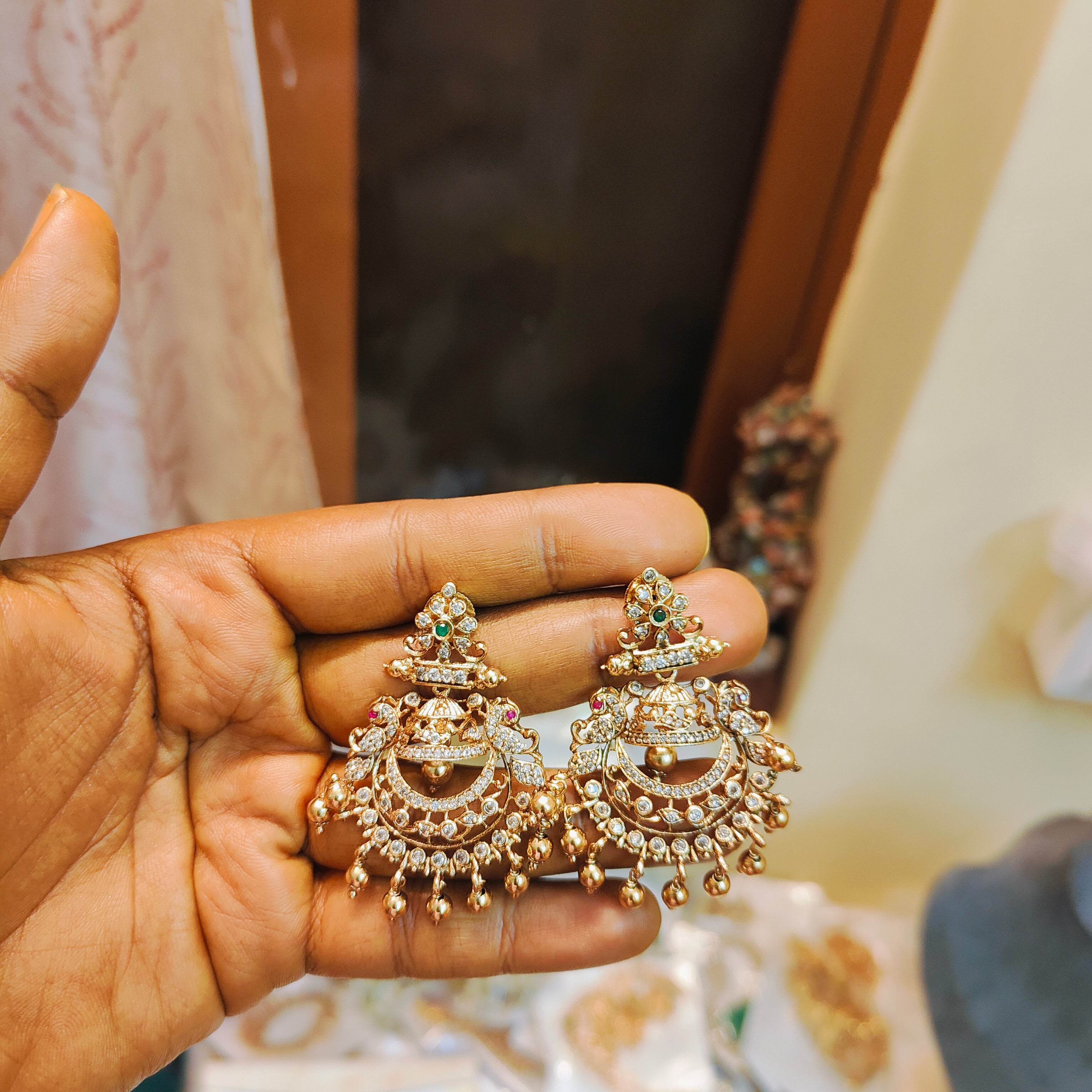 Classic Chandbali earrings