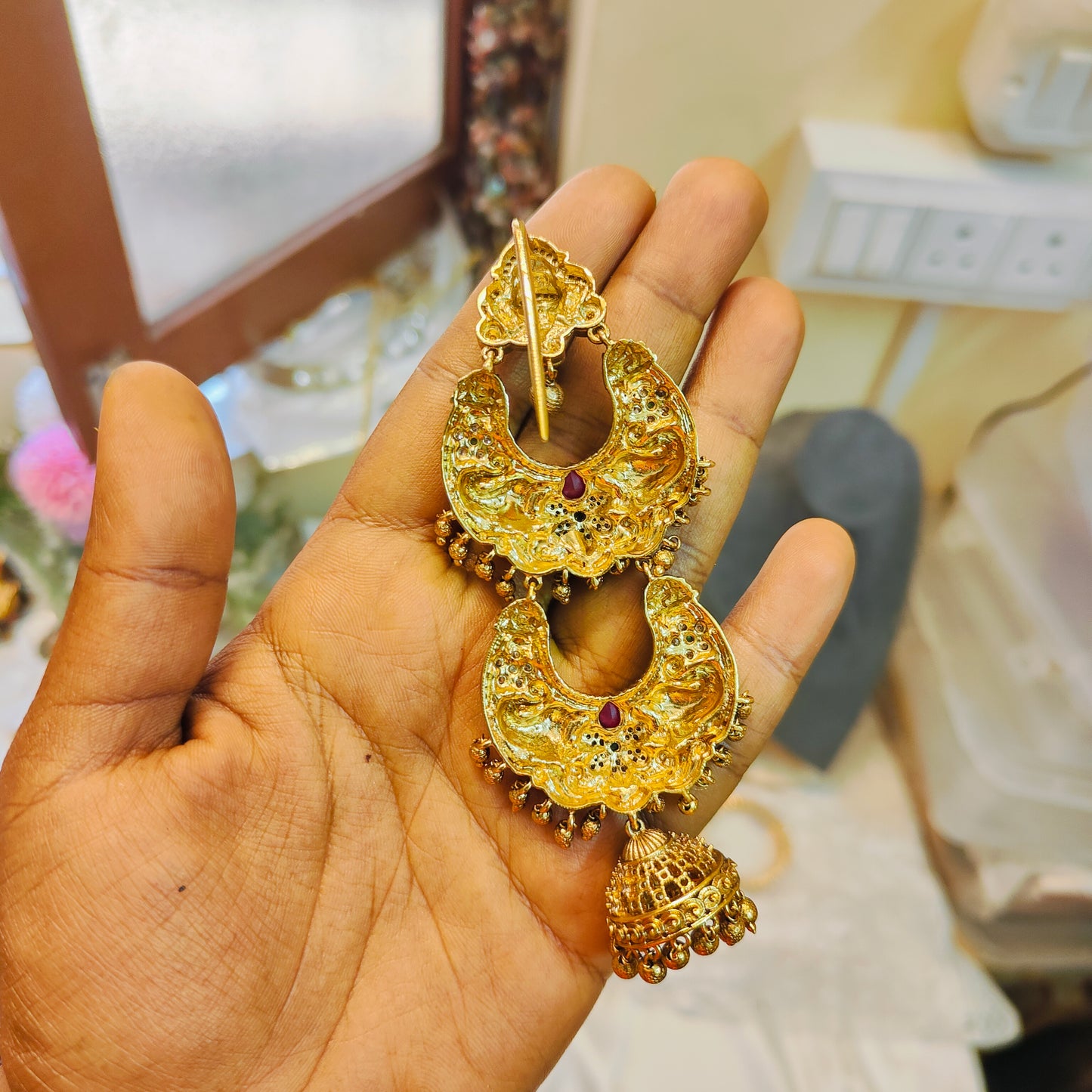 Antique Ganesha Temple Haur Accessory
