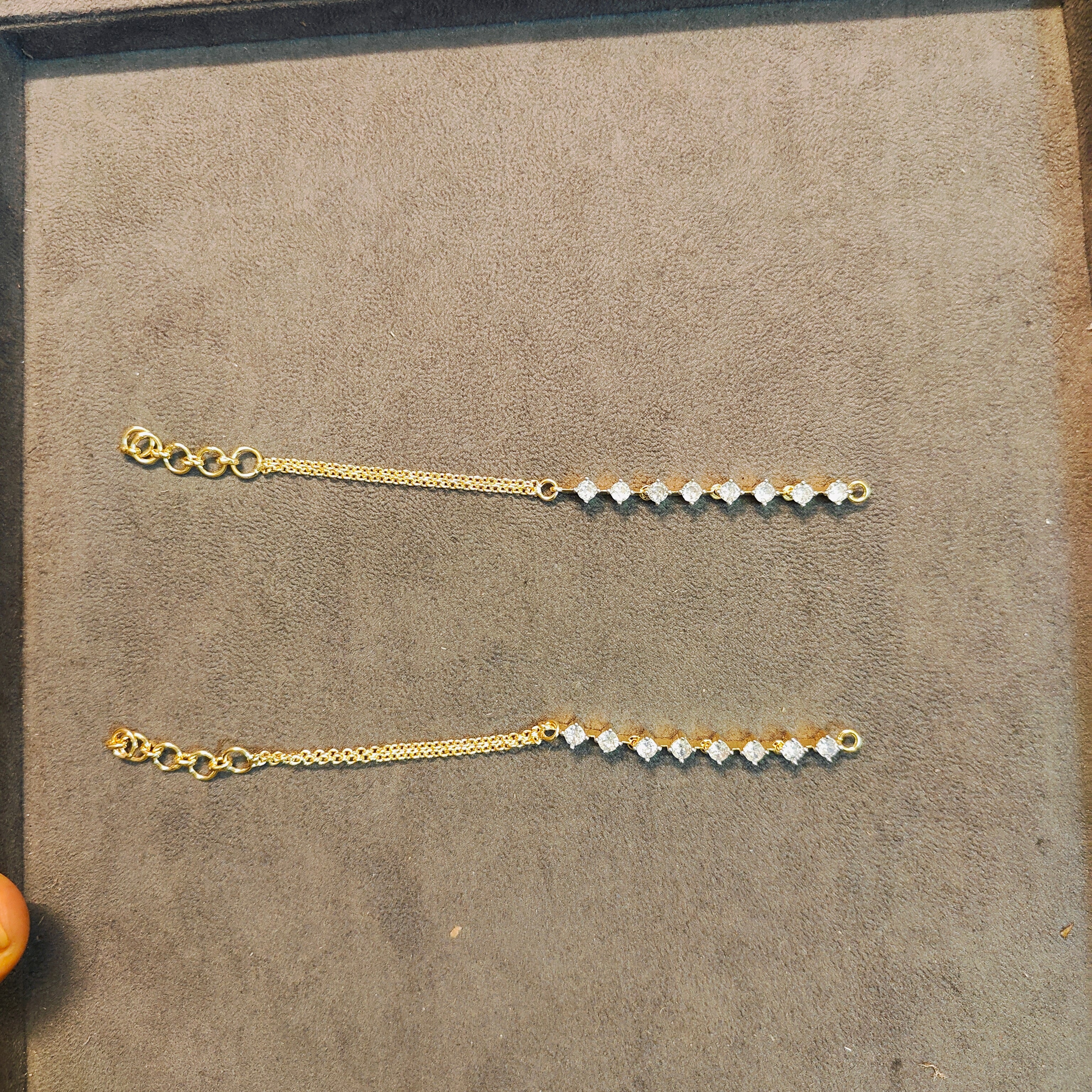 Classic Cz Diamond Look Earchain