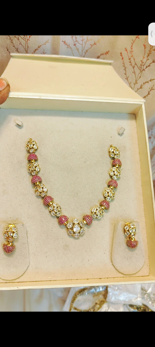 Jadau kundan neckset premium quality