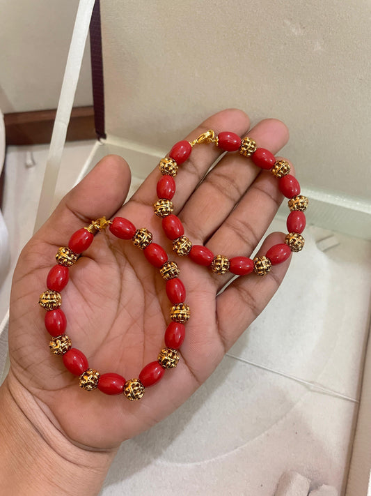 Handmade coral bangles