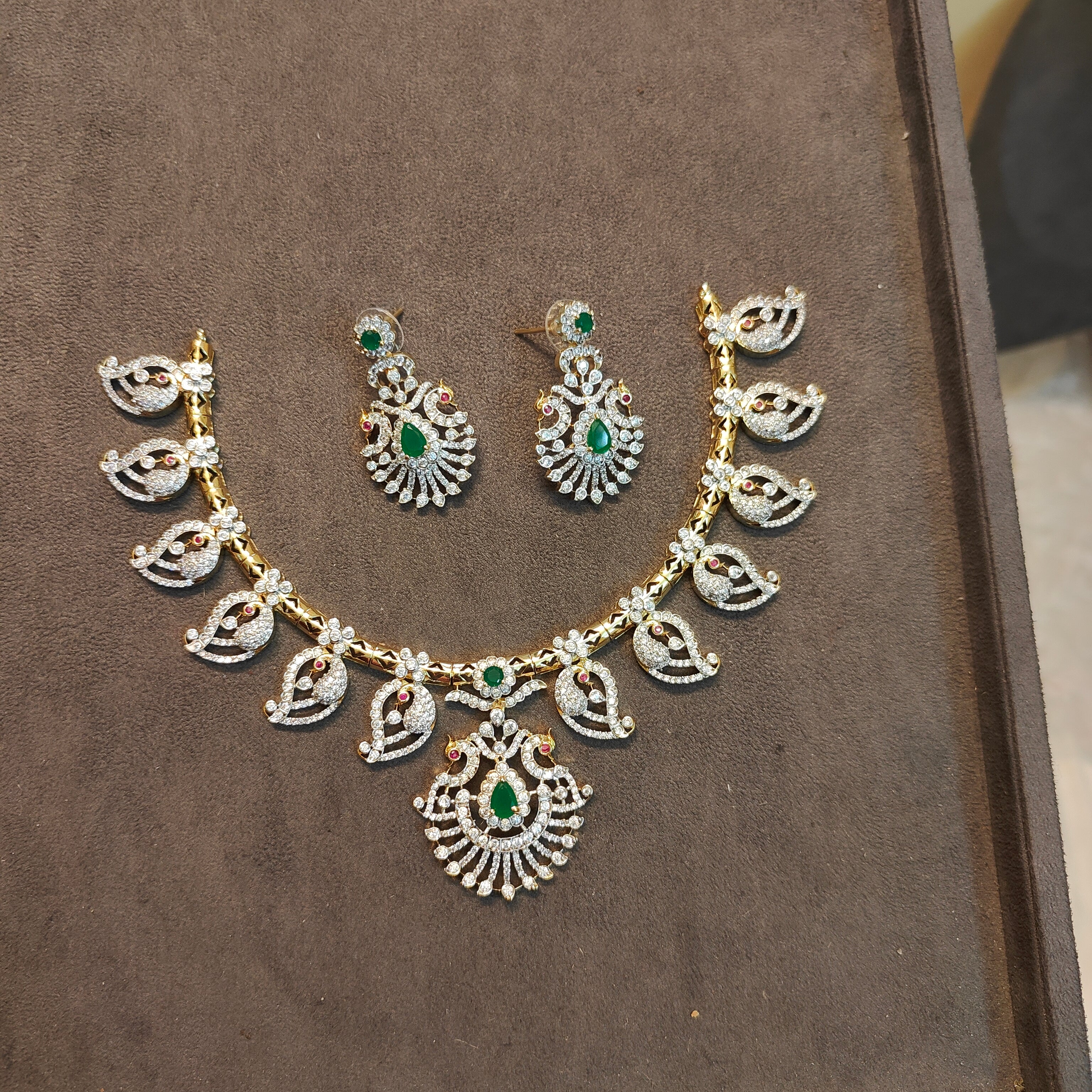 Gj polish Mango Kanti necklace set