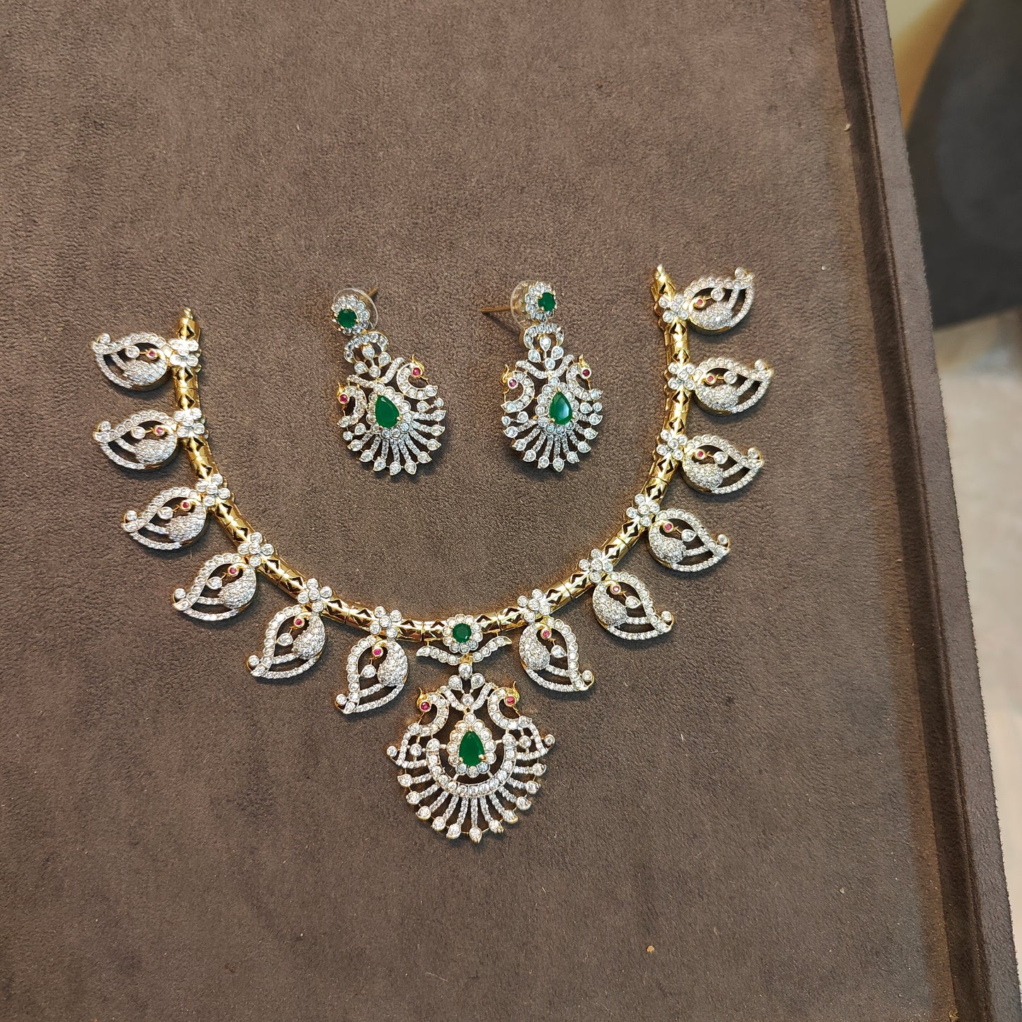 Gj polish Mango Kanti necklace set