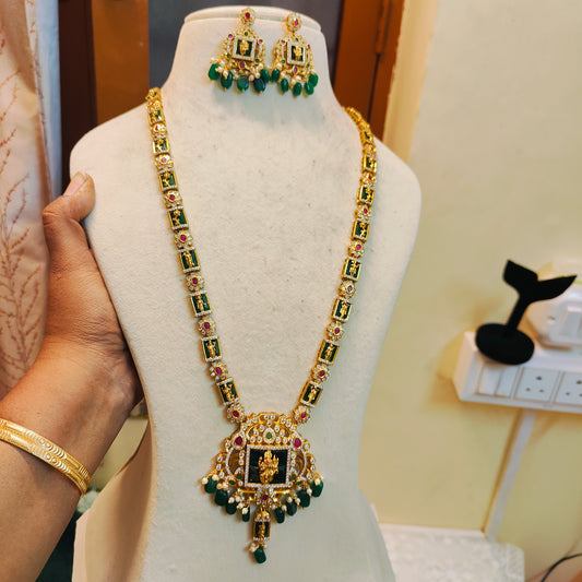 Emerald narsimha haram premium quality